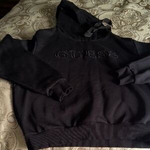 GUESS Unisex Black Hoodie Size Small